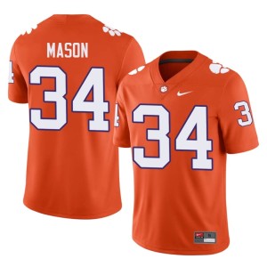 Orange College Football Armon Mason Limited Clemson Men #34 Jersey 701501-148