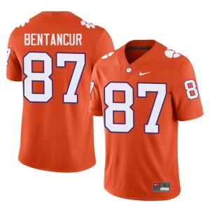 Orange Christian Bentancur Mens College Football CLEM #87 2026 Jerseys 450431-721