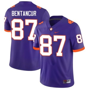 Purple University Christian Bentancur #87 Clemson National Championship College Football Mens Jersey 673325-464