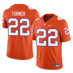 Orange Men's Clemson University Tigers College Football Cole Turner Limited #22 Jersey 883972-531