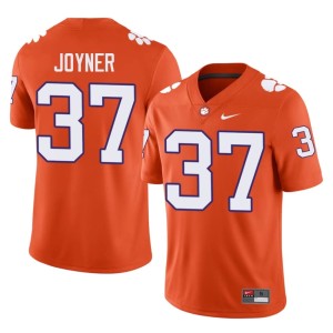 Orange Davion Joyner Men's CLEM Stitched College Football #37 Jerseys 611144-647