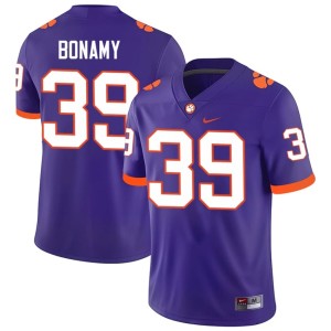 Purple J.D. Bonamy CLEM #39 College Football Men's 2026-27 Jersey 578139-201