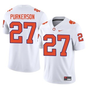 White Jack Purkerson #27 Men's Clemson University Tigers Alumni College Football Jersey 152789-577