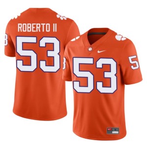 Orange Clemson Joseph Roberto II Men's Limited College Football #53 Jerseys 519891-336