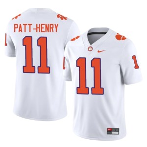 White Men College Football Clemson National Championship Alumni Olsen Patt-Henry #11 Jersey 884189-727
