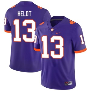Purple #13 CFP Champs Limited Men's College Football Will Heldt Jerseys 602885-195
