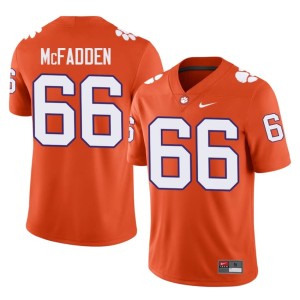 Orange Banks McFadden #66 Men's University College Football Clemson University Tigers Jerseys 743797-431