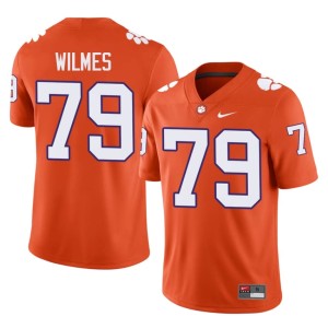 Orange #79 NCAA College Football Tigers Braden Wilmes Men's Jerseys 860115-911