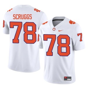 White Carter Scruggs Tiger Town Alumni College Football #78 Men Jerseys 929302-359