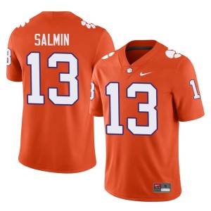 Orange #13 Replica Men Clemson University Connor Salmin College Football Jersey 811435-347