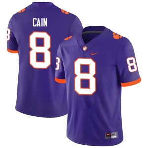 Purple Mens Alumni Deon Cain #8 CFP Champs College Football Jerseys 573277-776