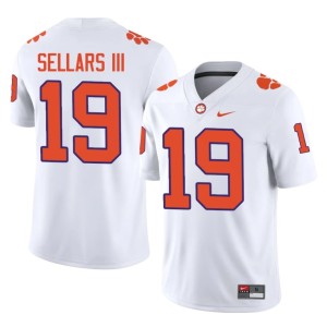 White Men High School #19 College Football Tiger Town Gordon Sellars III Jersey 911171-993