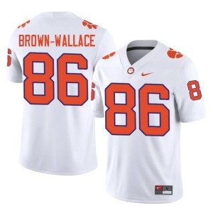 White Men's Jaylen Brown-Wallace CFP Champs Stitched College Football #86 Jerseys 294143-486