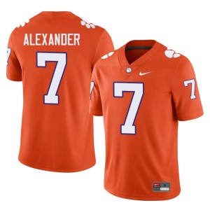 Orange Stitched Mens Jeremiah Alexander College Football CU #7 Jersey 816203-299