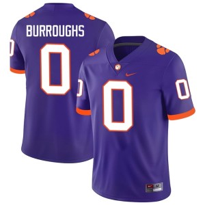 Purple Embroidery #0 Naeem Burroughs College Football CU Men's Jerseys 317068-898