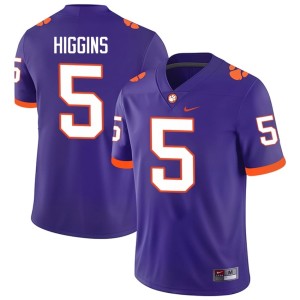 Purple Tee Higgins College Football Embroidery CLEM #5 Mens Jersey 882840-470