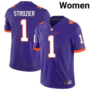 Purple Women's Tiger Town College Football 2026 #1 Branden Strozier Jerseys 711659-788