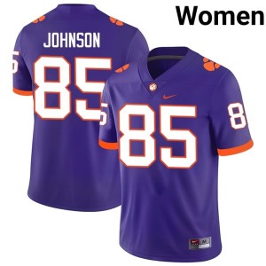 Purple Womens Charlie Johnson College Football #85 CU Alumni Jerseys 315687-946