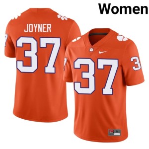Orange College Football Womens Clemson University NCAA #37 Davion Joyner Jerseys 831242-331