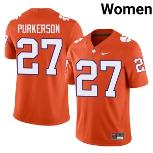Orange University Jack Purkerson #27 CFP Champs College Football Women's Jersey 248259-927