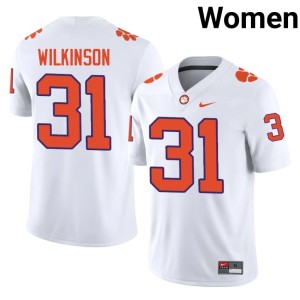 White Women CFP Champs 2026-27 Joe Wilkinson College Football #31 Jerseys 319998-601