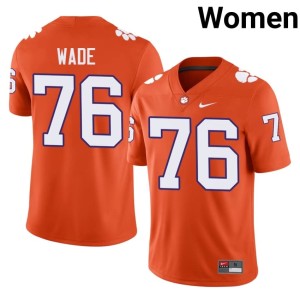 Orange Women Mason Wade #76 Limited CU College Football Jerseys 177561-158