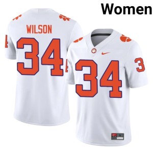 White College Football Max Wilson #34 Tiger Town High School Women's Jersey 652616-920