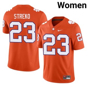 Orange #23 Clemson National Championship College Football Women Peyton Streko NCAA Jersey 684465-111