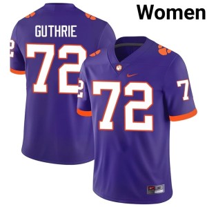 Purple Women's CFP Champs Adam Guthrie #72 Alumni College Football Jersey 466779-726