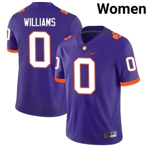 Purple Antonio Williams College Football CU Women High School #0 Jersey 729563-662
