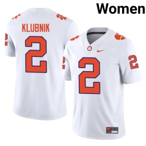 White CU College Football #2 Game Womens Cade Klubnik Jerseys 420377-372