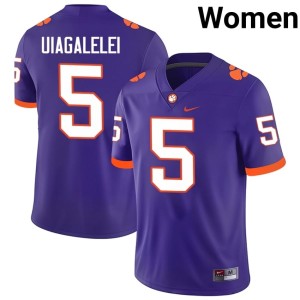 Purple #5 DJ Uiagalelei College Football Women's CFP Champs Alumni Jersey 608236-782