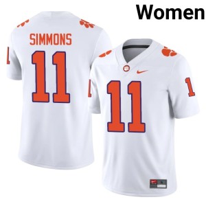 White Limited College Football Womens CFP Champs Isaiah Simmons #11 Jersey 225091-411