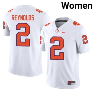 White Women Tait Reynolds Clemson University Tigers College Football #2 2026-27 Jerseys 853855-211
