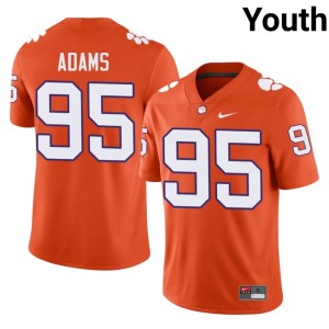 Orange Amare Adams College Football Youth Alumni CLEM #95 Jersey 208784-821