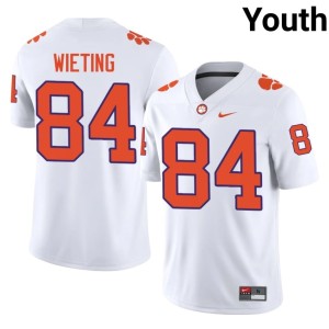 White Tigers Youth College Football 2026-27 Avery Wieting #84 Jerseys 909548-811
