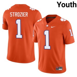 Orange College Football 2026-27 Clemson National Championship Youth #1 Branden Strozier Jersey 262101-992
