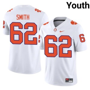 White Official Youth CU #62 College Football Bryce Smith Jerseys 180881-842