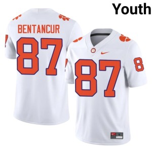 White College Football #87 Christian Bentancur 2026-27 CLEM Youth Jerseys 953248-964