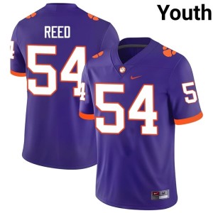 Purple Youth College Football CLEM Limited Ian Reed #54 Jersey 833121-700