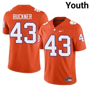 Orange J.R. Buckner #43 High School Youth CU College Football Jerseys 614573-541