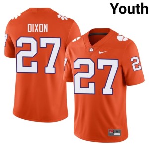Orange College Football Youth #27 Clemson Tigers Alumni Noah Dixon Jerseys 711360-414