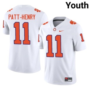 White Limited College Football #11 Tiger Town Olsen Patt-Henry Youth Jerseys 649483-708