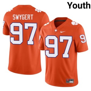 Orange #97 Clemson Tigers Game College Football Youth Patrick Swygert Jerseys 730417-356