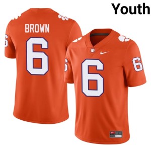 Orange College Football Tyler Brown Alumni Youth CFP Champs #6 Jersey 682488-871