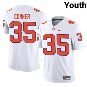 White Youth Tyler Conner College Football #35 Limited Clemson University Jersey 818028-879