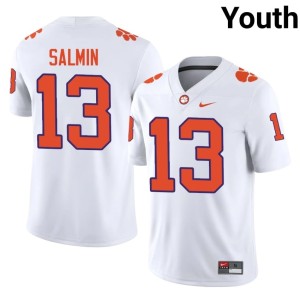 White College Football Connor Salmin Youth CFP Champs #13 Player Jersey 760109-272