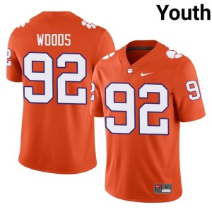 Orange Youth College Football #92 2026 Devarrick Woods CFP Champs Jersey 390833-365