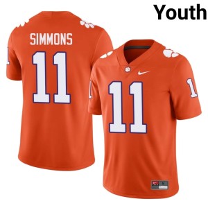 Orange College Football Youth High School #11 CFP Champs Isaiah Simmons Jersey 216792-119