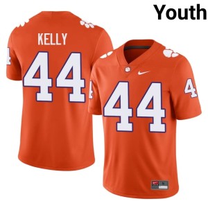 Orange Youth College Football Clemson University Kourtney Kelly #44 Jerseys 105280-718